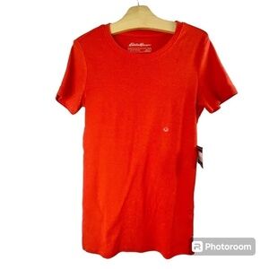 🌞 EDDIE BAUER —NWT tee in Orange Size Small (S)